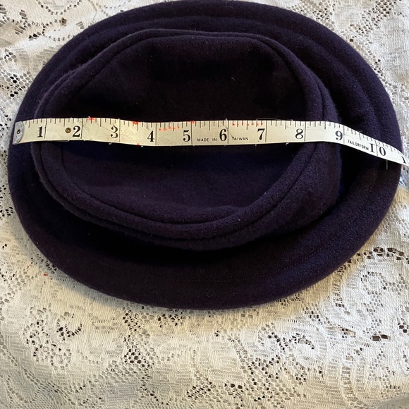 Parkhurst Deep Plum Wool Cloche Hat - Picture 5 of 8